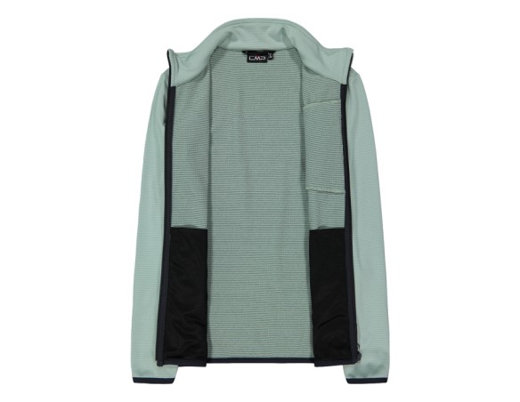 GIACCA IN PILE CON ZIP GRID TECH CMP ZIP