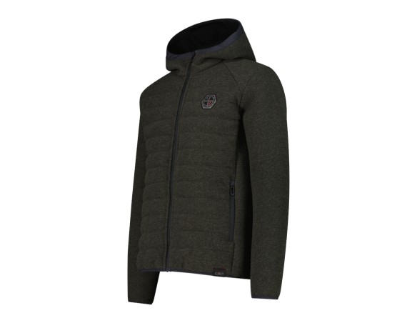 PADDED KNIT TECH CMP JACKET