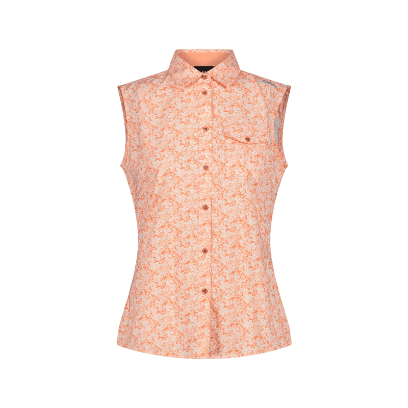 CAMISA CMP FLORAL SIN MANGAS MUJER