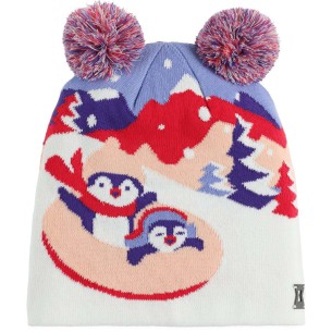 SPYDER PETIT CHAPEAU D’ENFANT DOUBLE POM PINGOUIN